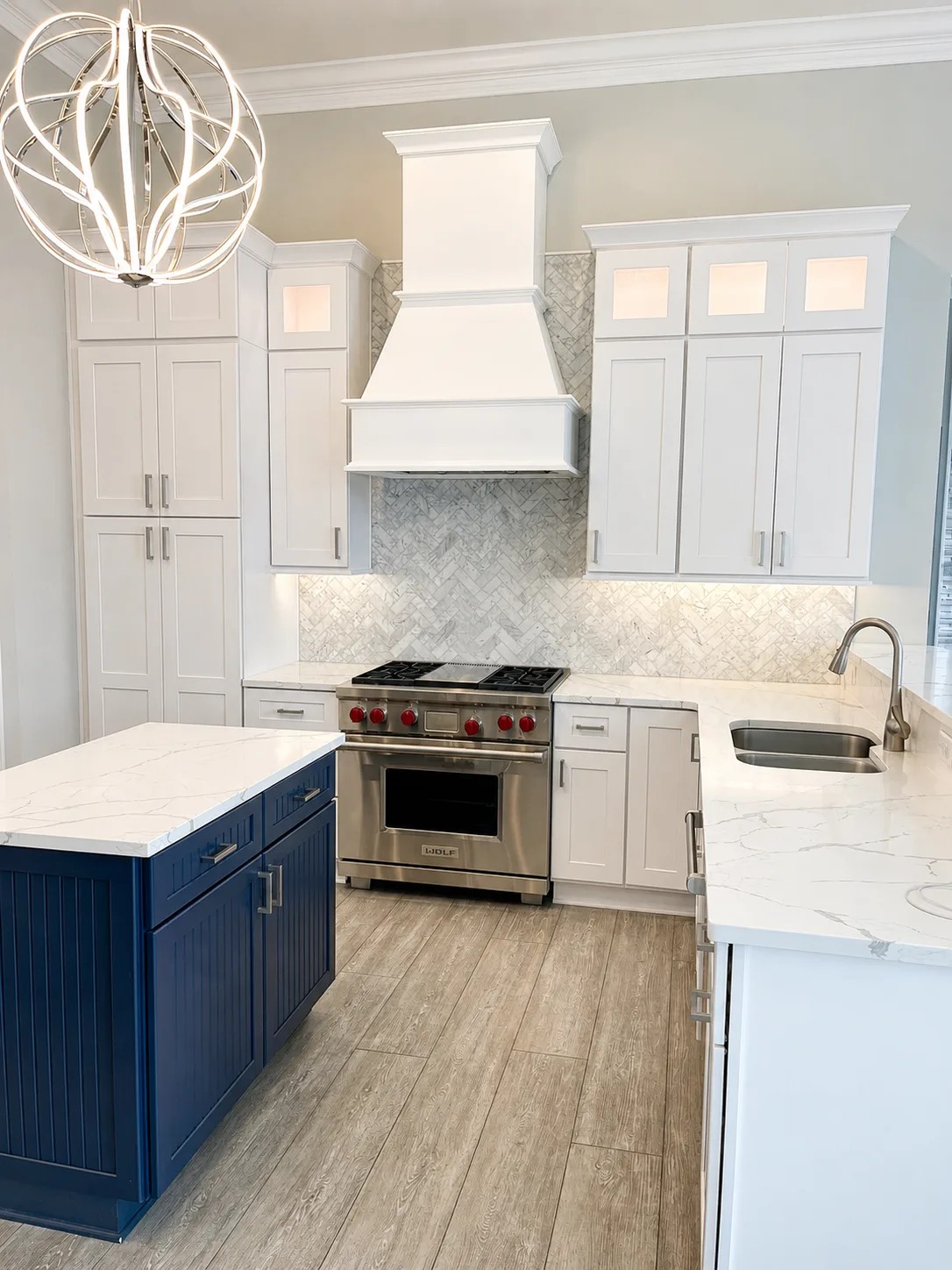 Custom kitchen renovation completed by Remoluxe USA in Central Florida
